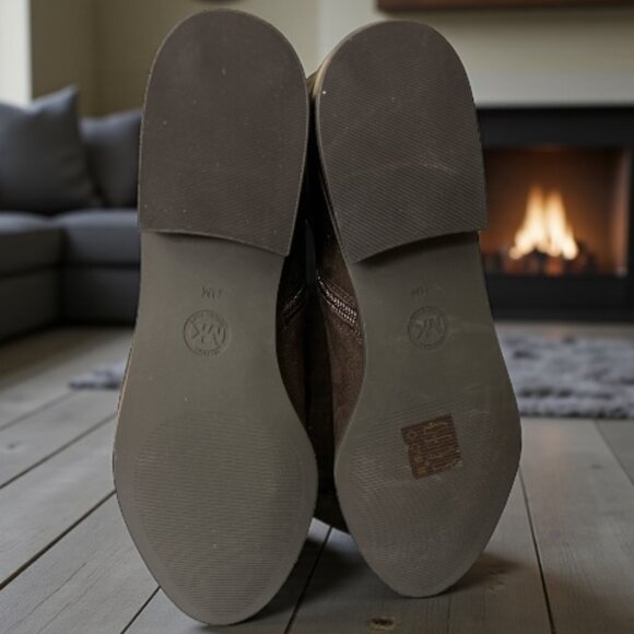 MICHAEL Michael Kors Chocolate Brown Suede Boot - Size 11 M - Picture 3 of 6